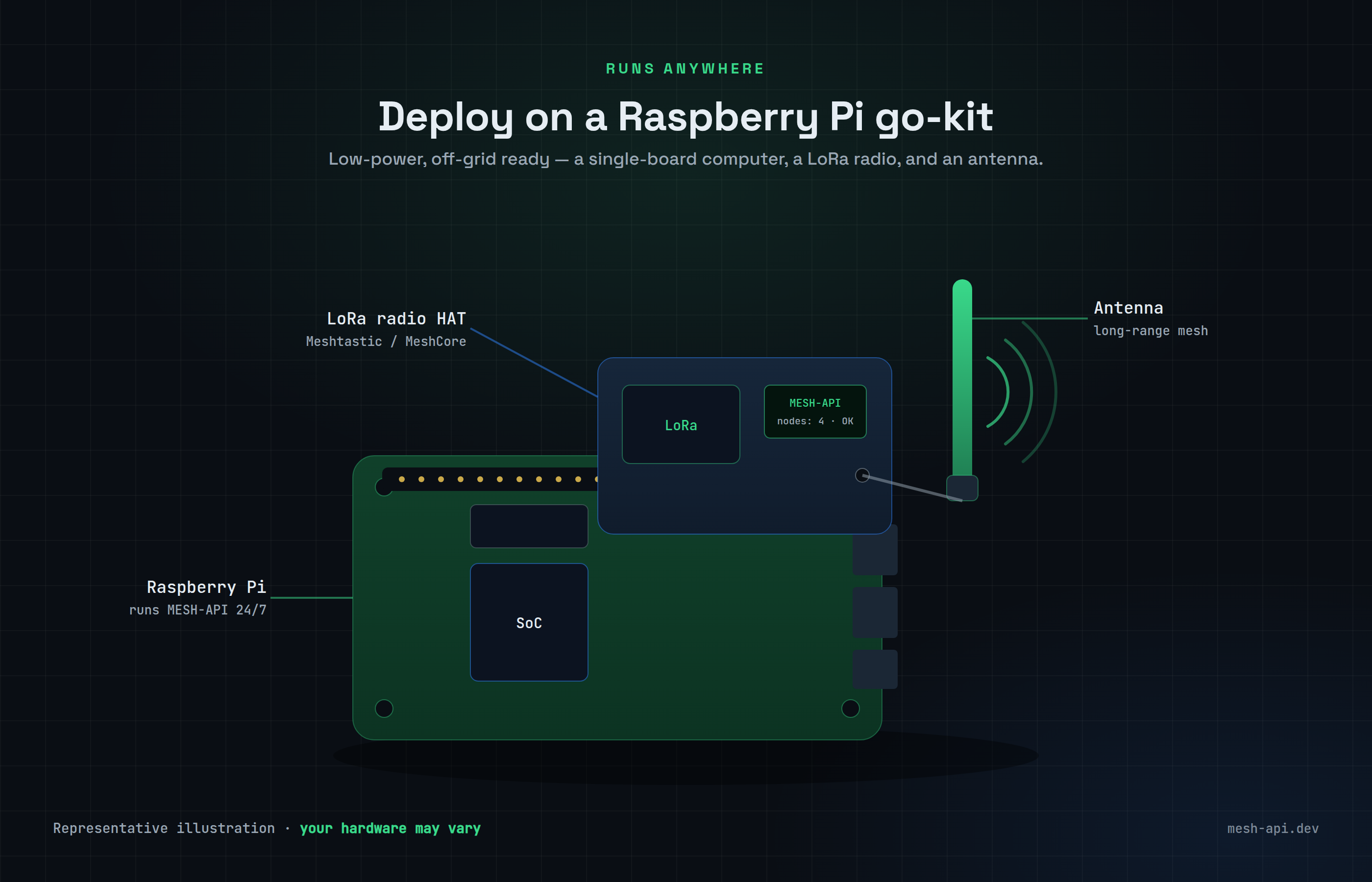 LoRa + Raspberry Pi go-kit